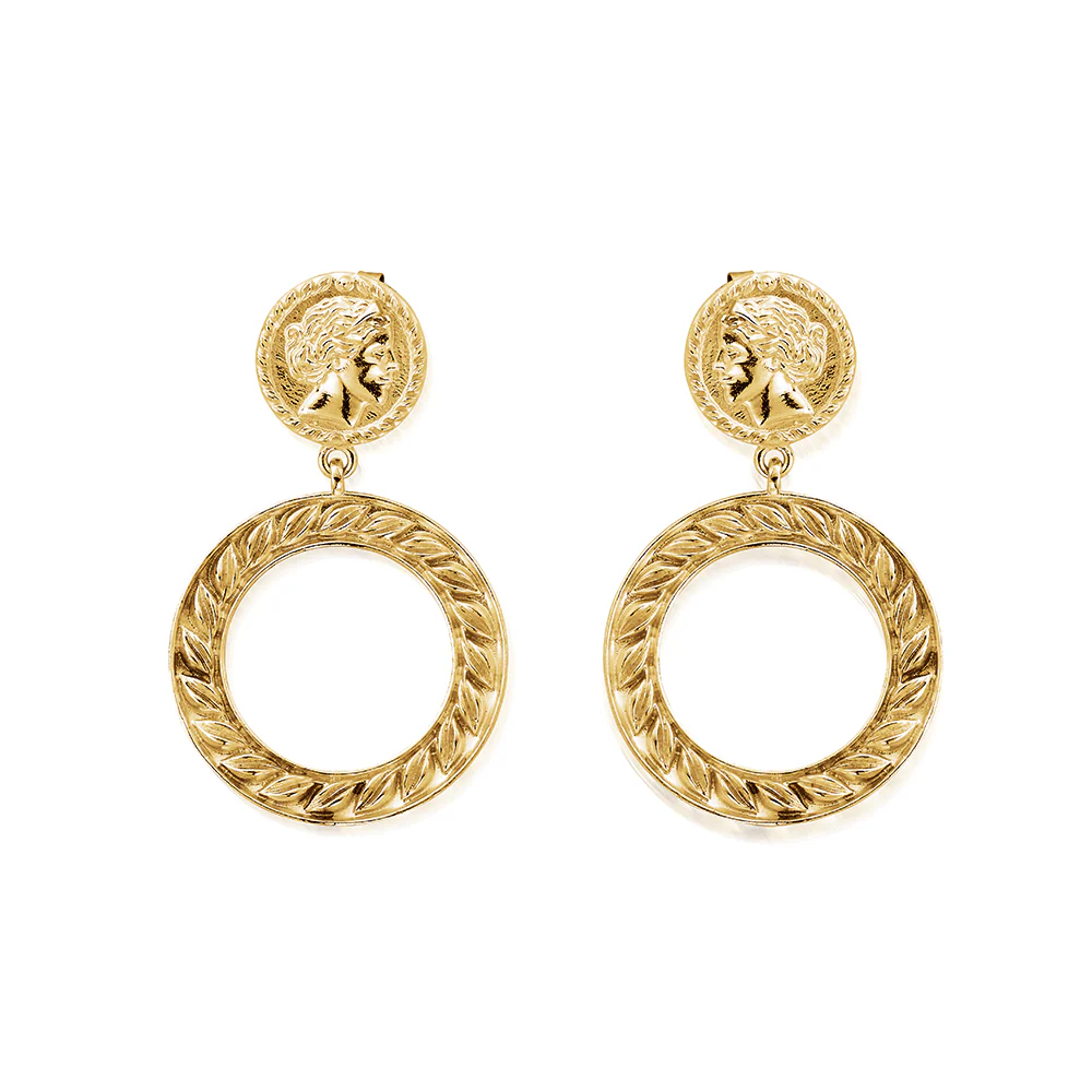 Aphrodite Goddess Statement Earrings - Image 3