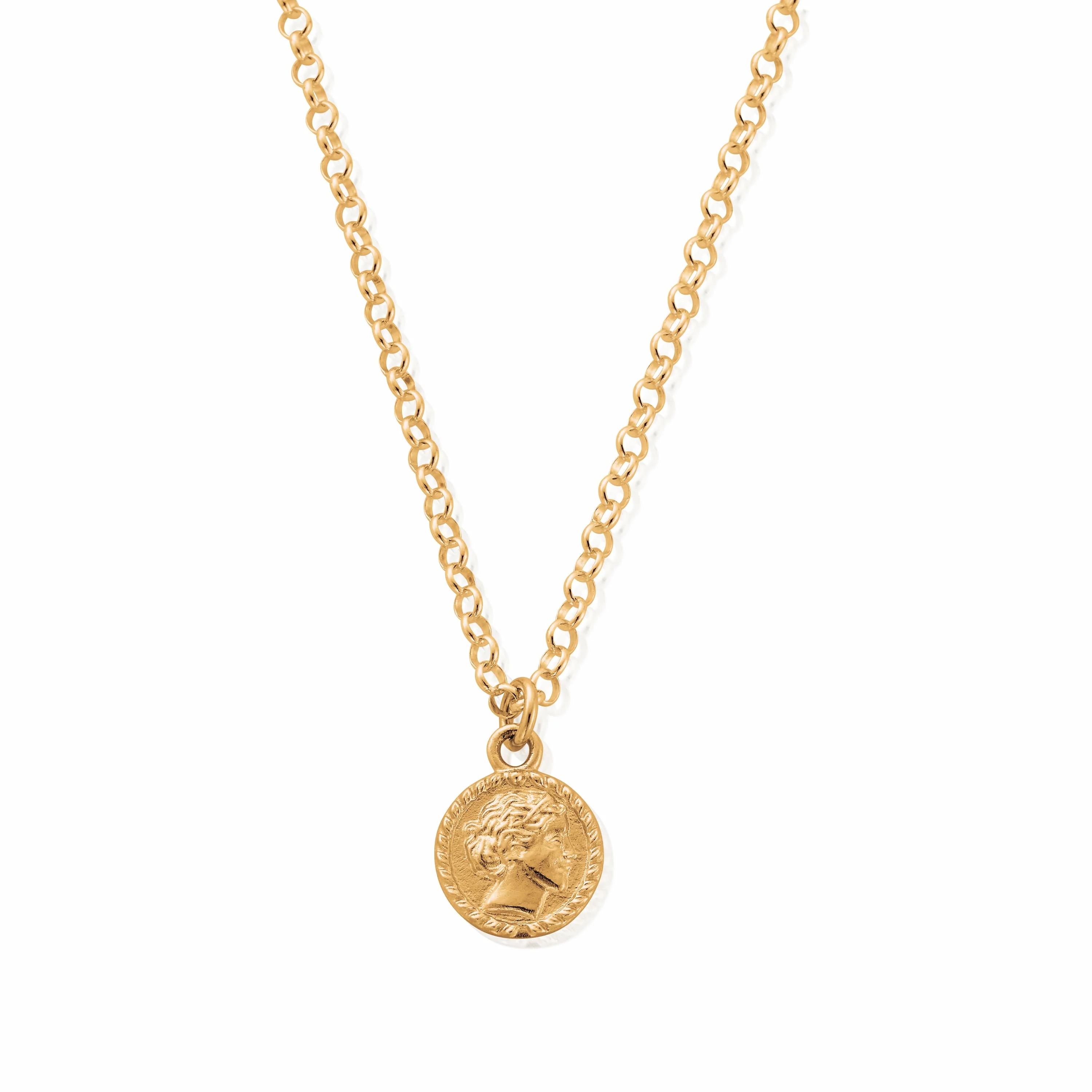 Belcher Chain Aphrodite Goddess Necklace - Image 2
