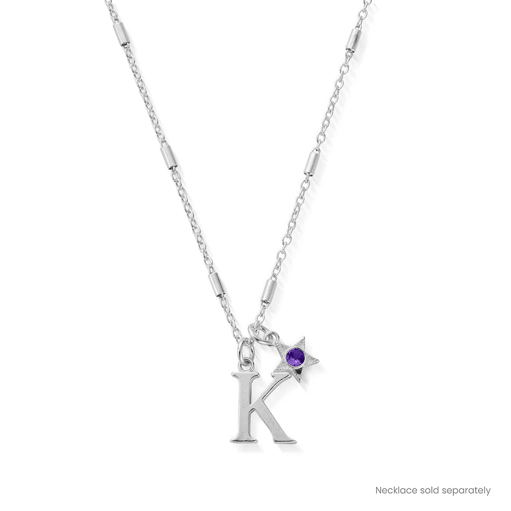 February Mini Star Birthstone Pendant Charm - Image 5