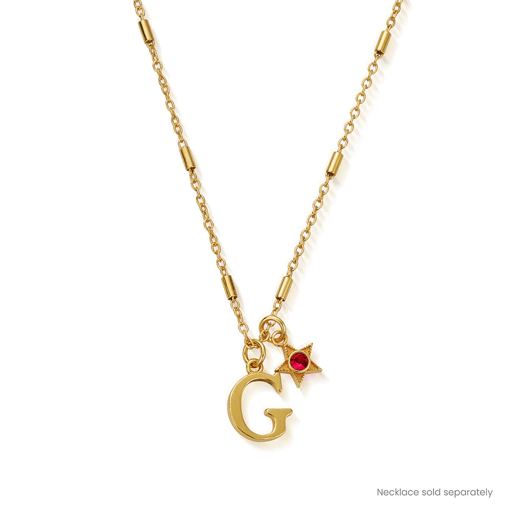 January Mini Star Birthstone Pendant Charm - Image 5