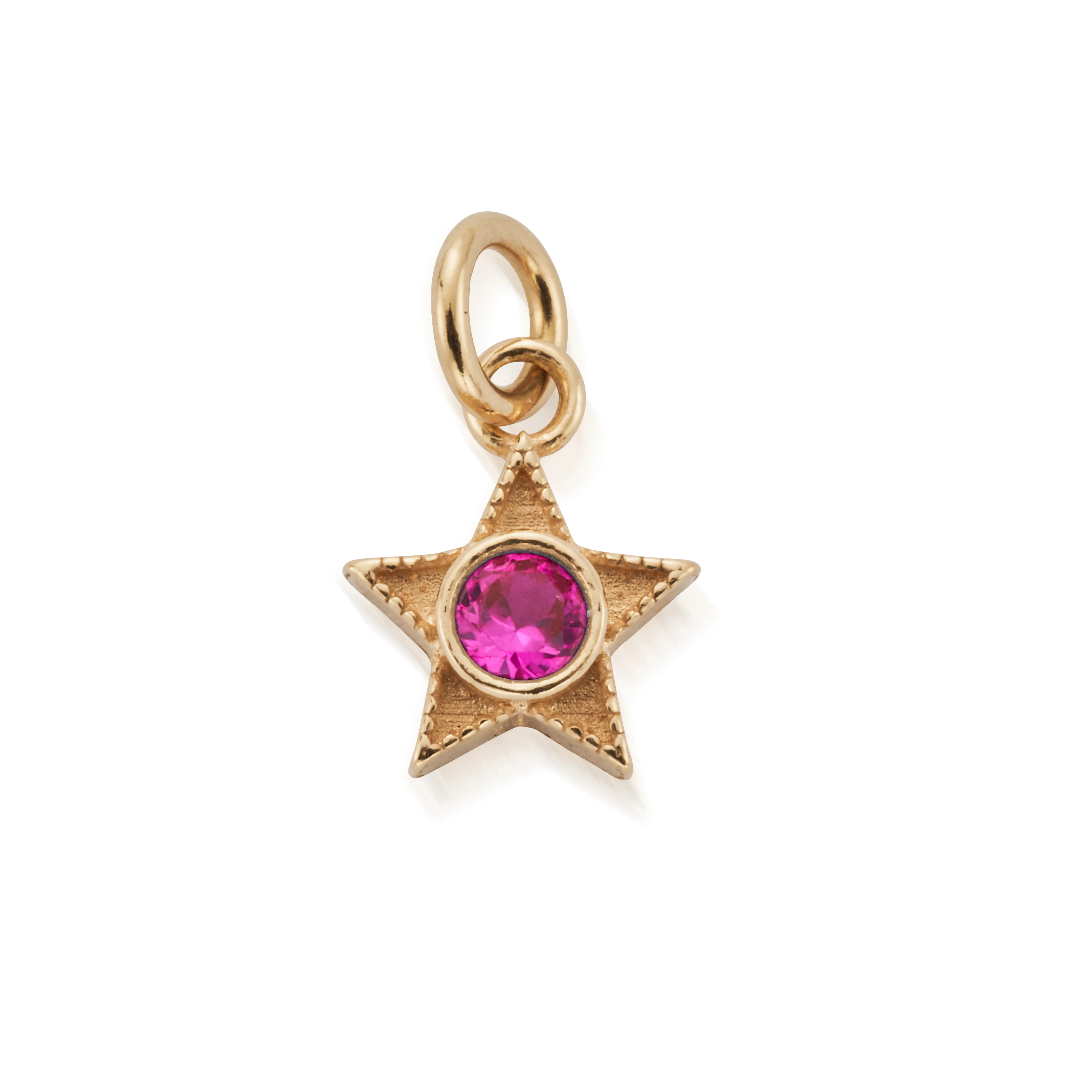 July Mini Star Birthstone Pendant Charm - Image 2