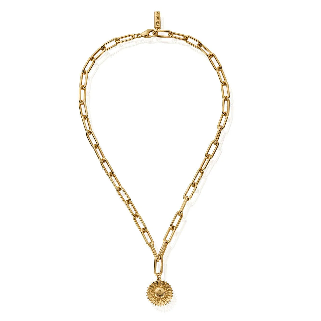 Medium Link Sun Necklace - Image 3