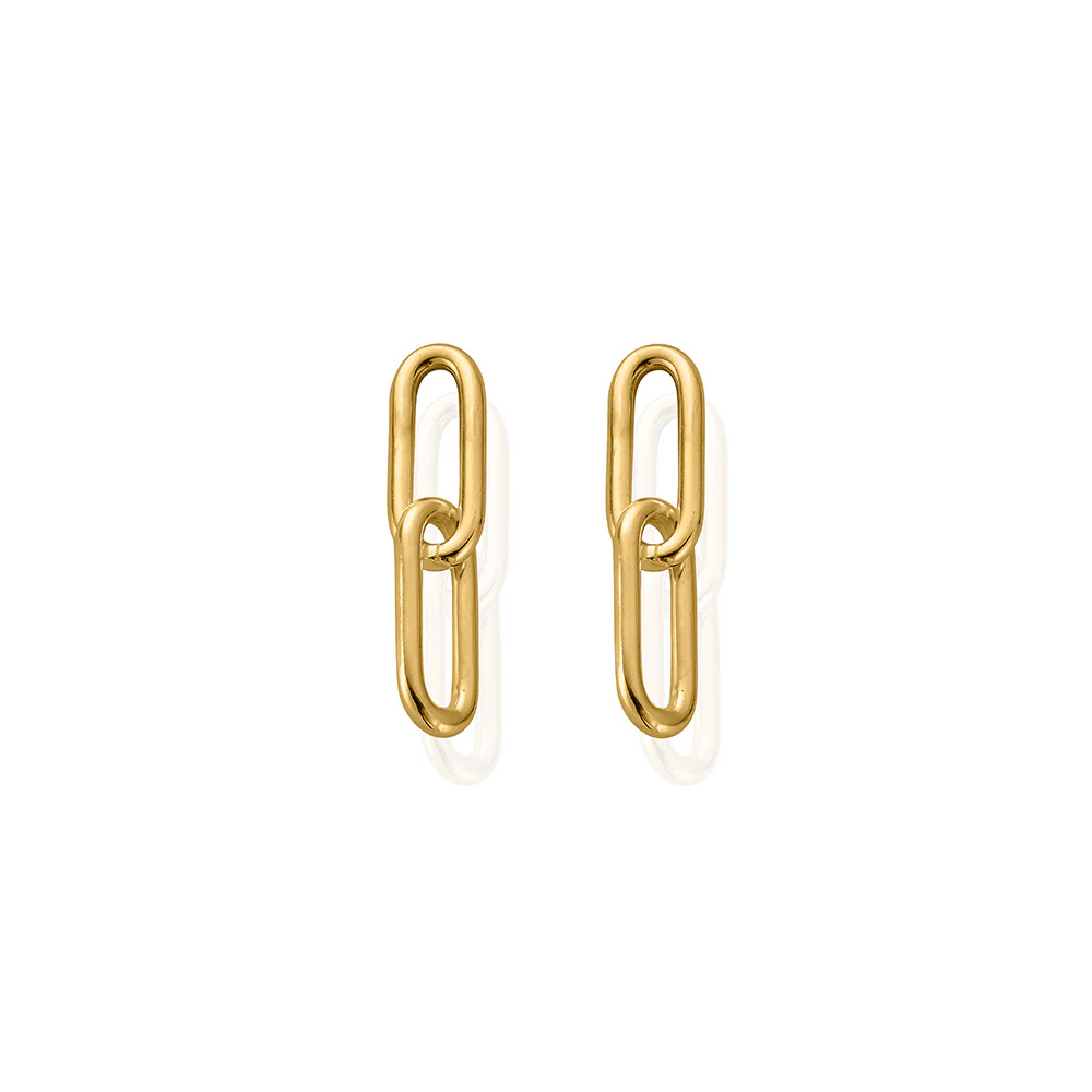 Medium Two Link Earrings - Image 3