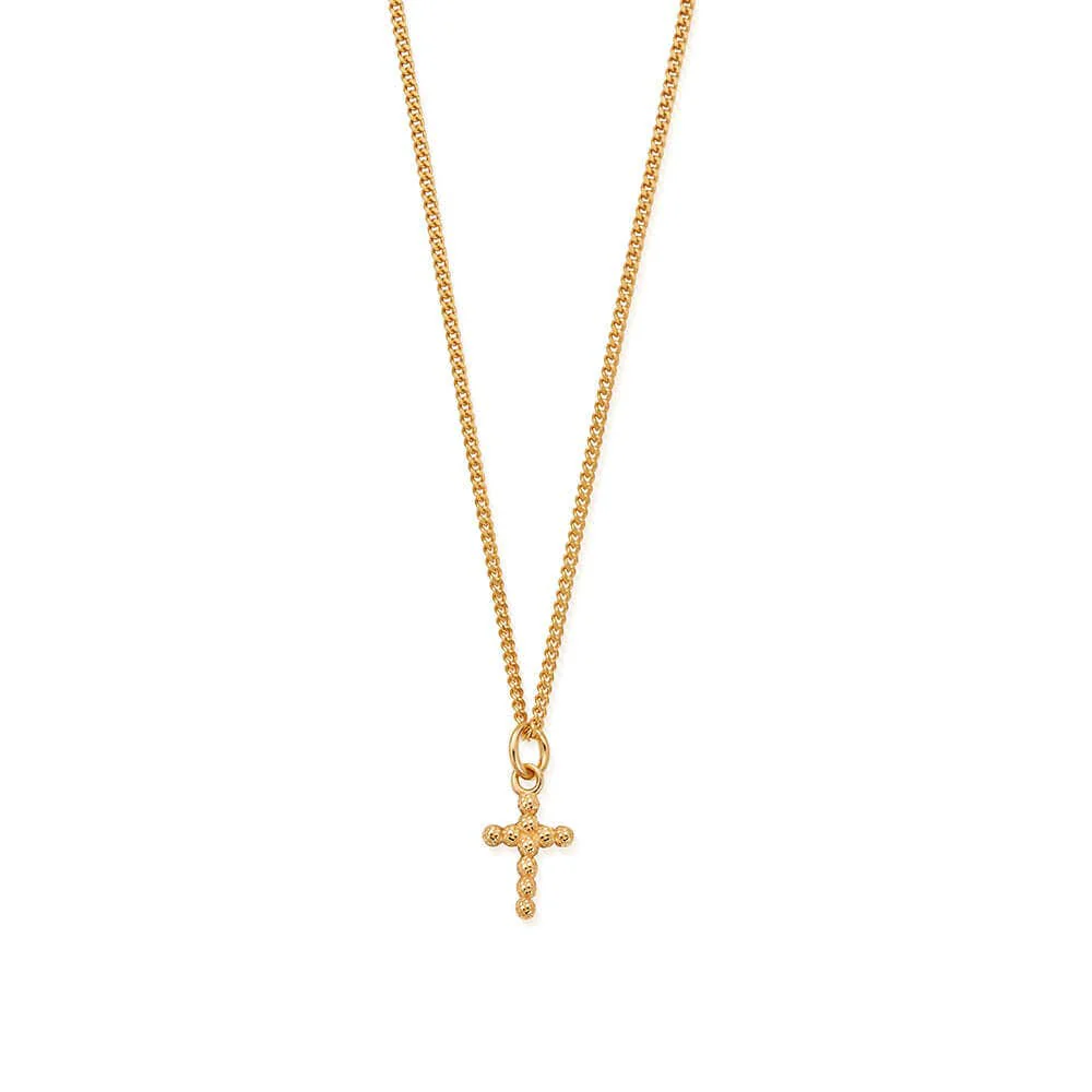 Men's Curb Chain Cross Necklace - Image 3