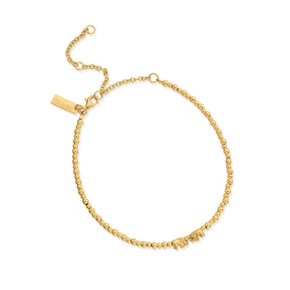 Mini Cute Lucky Elephants Anklet - Image 6
