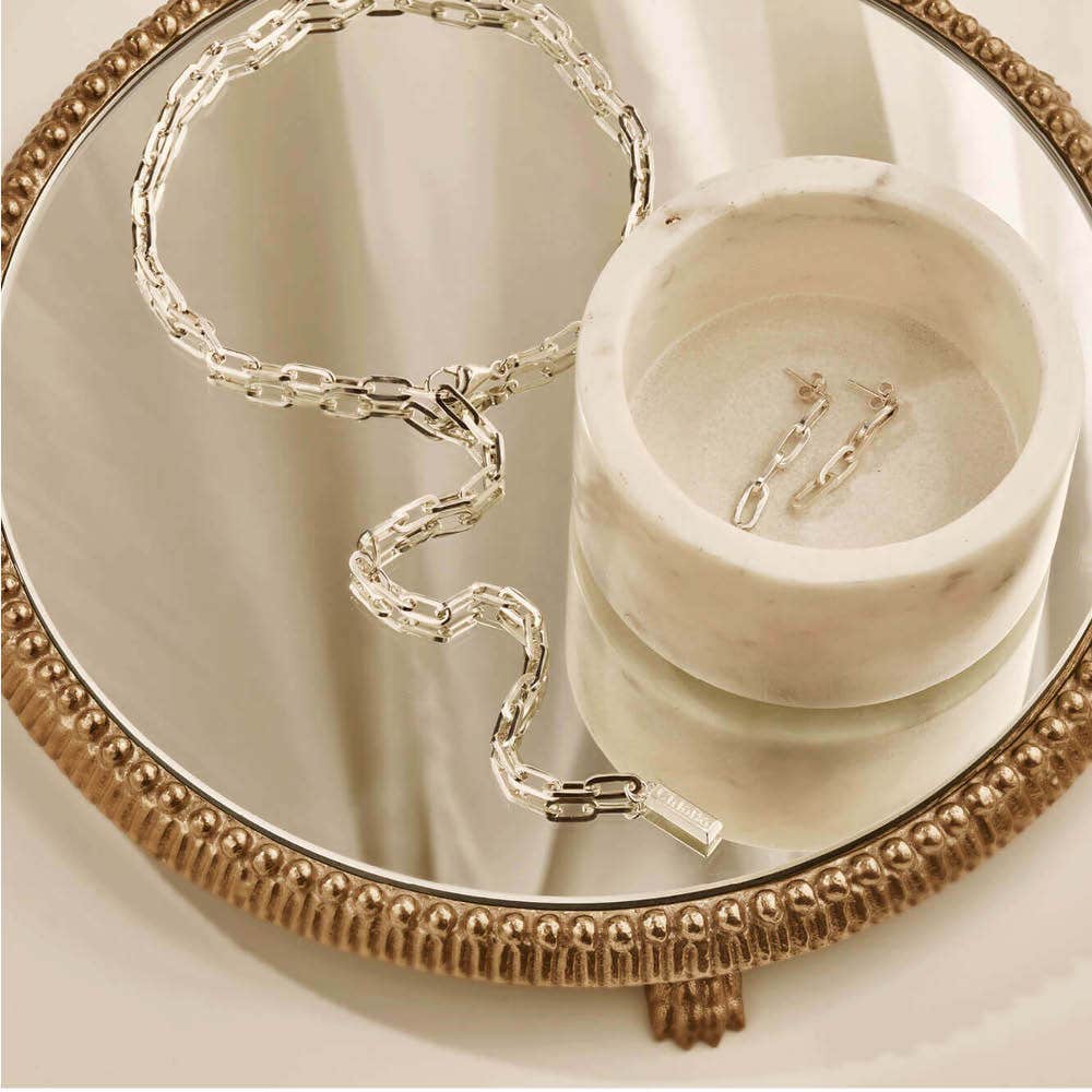 Mini Four Link Earrings - Image 2