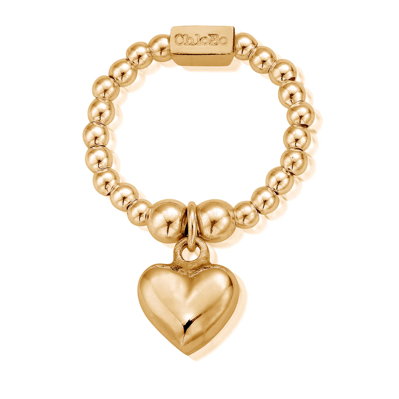Mini Puffed Heart Ring - Image 6