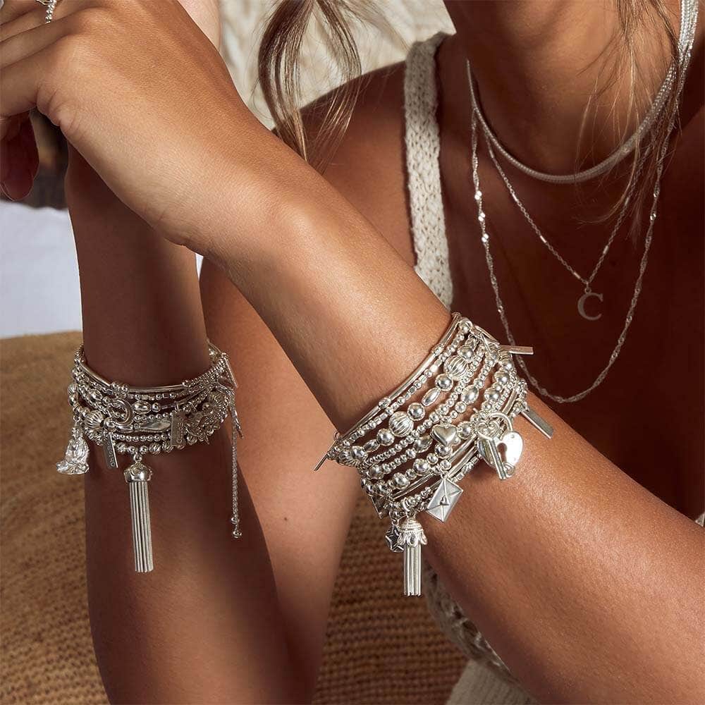 Mini Small Ball Lock & Key Bracelet - Image 3