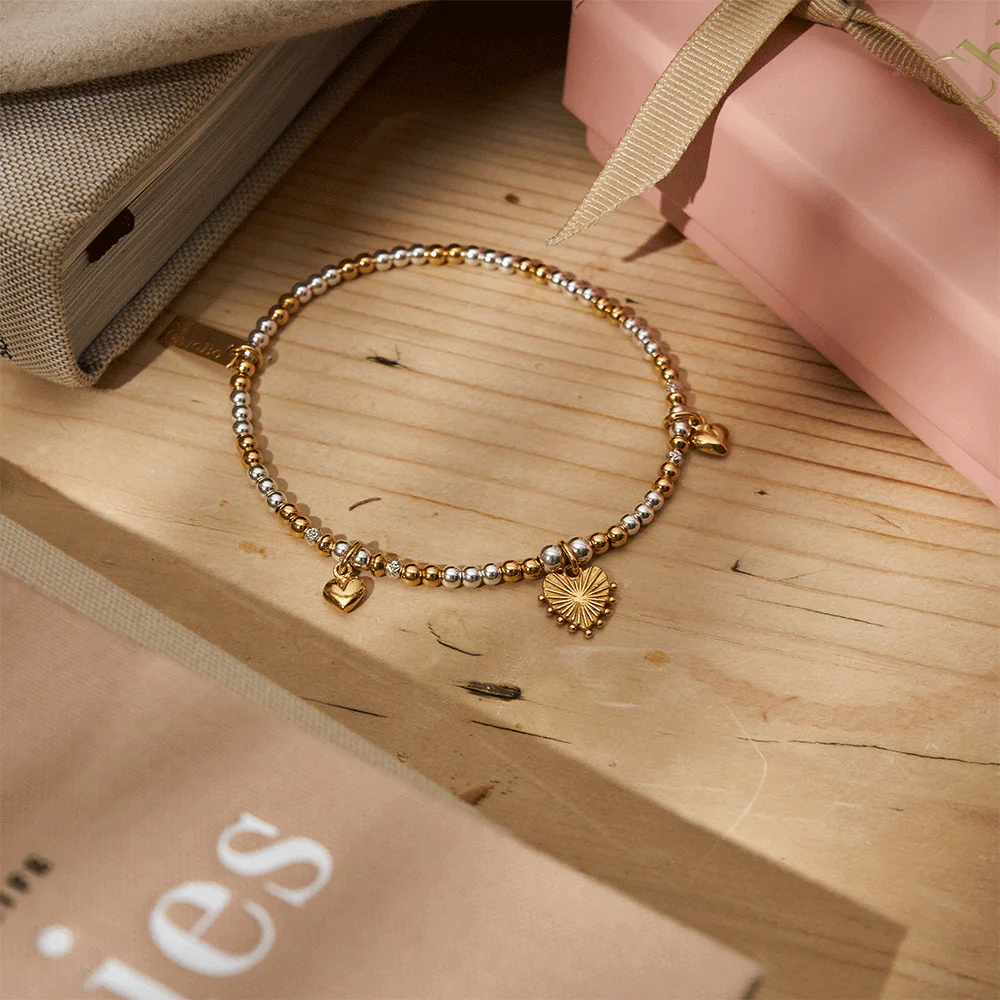 Mixed Metal Everyday Love Bracelet - Image 2