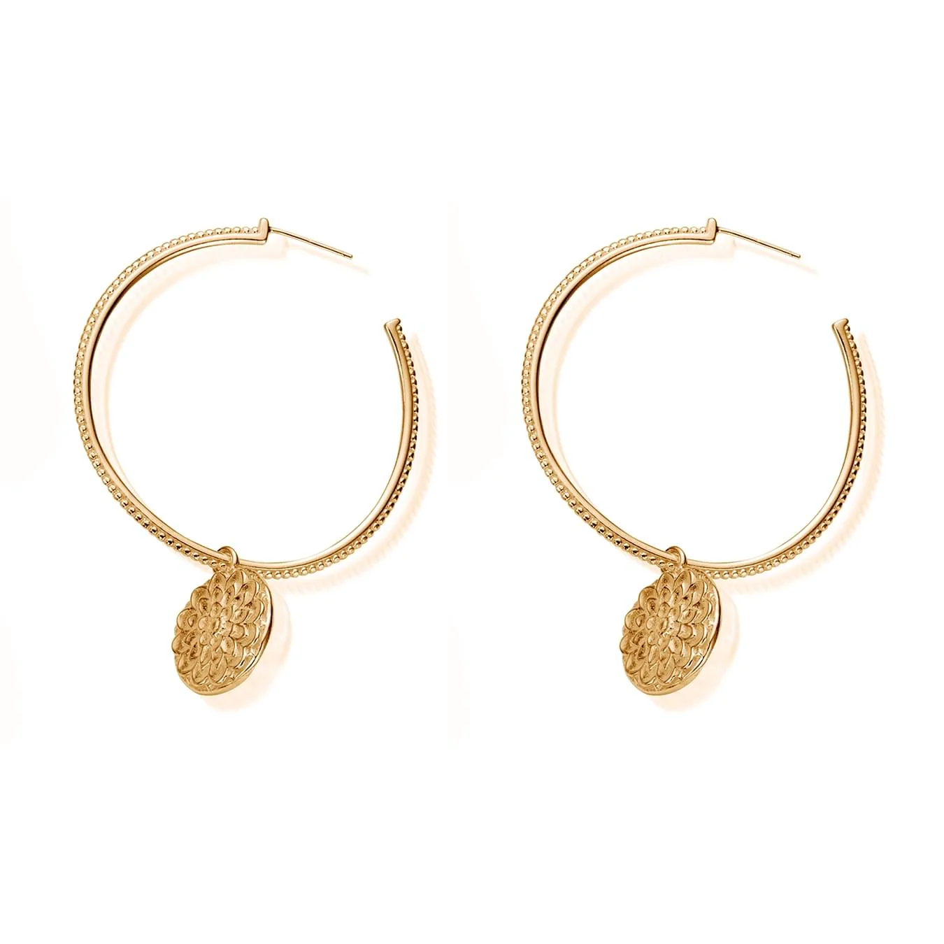 Moonflower Hoop Earrings - Image 12
