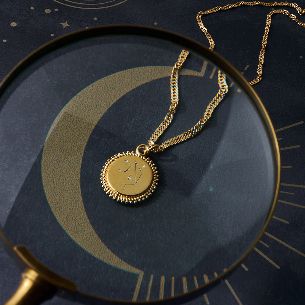 Personalised Moon Coin Necklace - Image 5