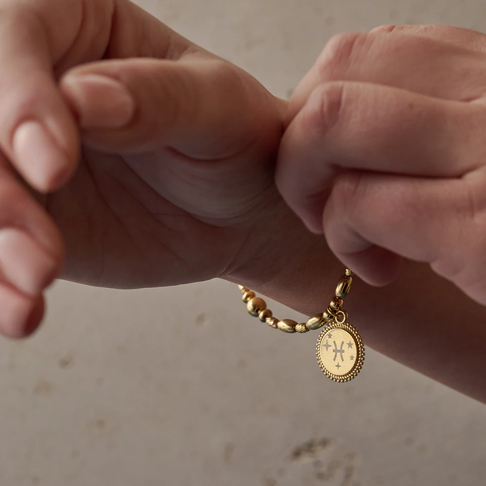 Personalised Multi Rice Moon Coin Bracelet - Image 14