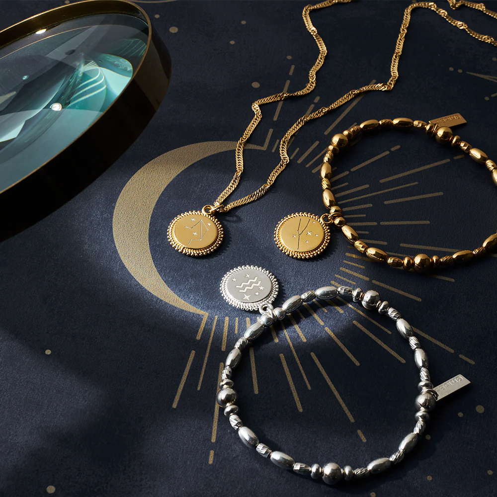 Personalised Multi Rice Moon Coin Bracelet - Image 8