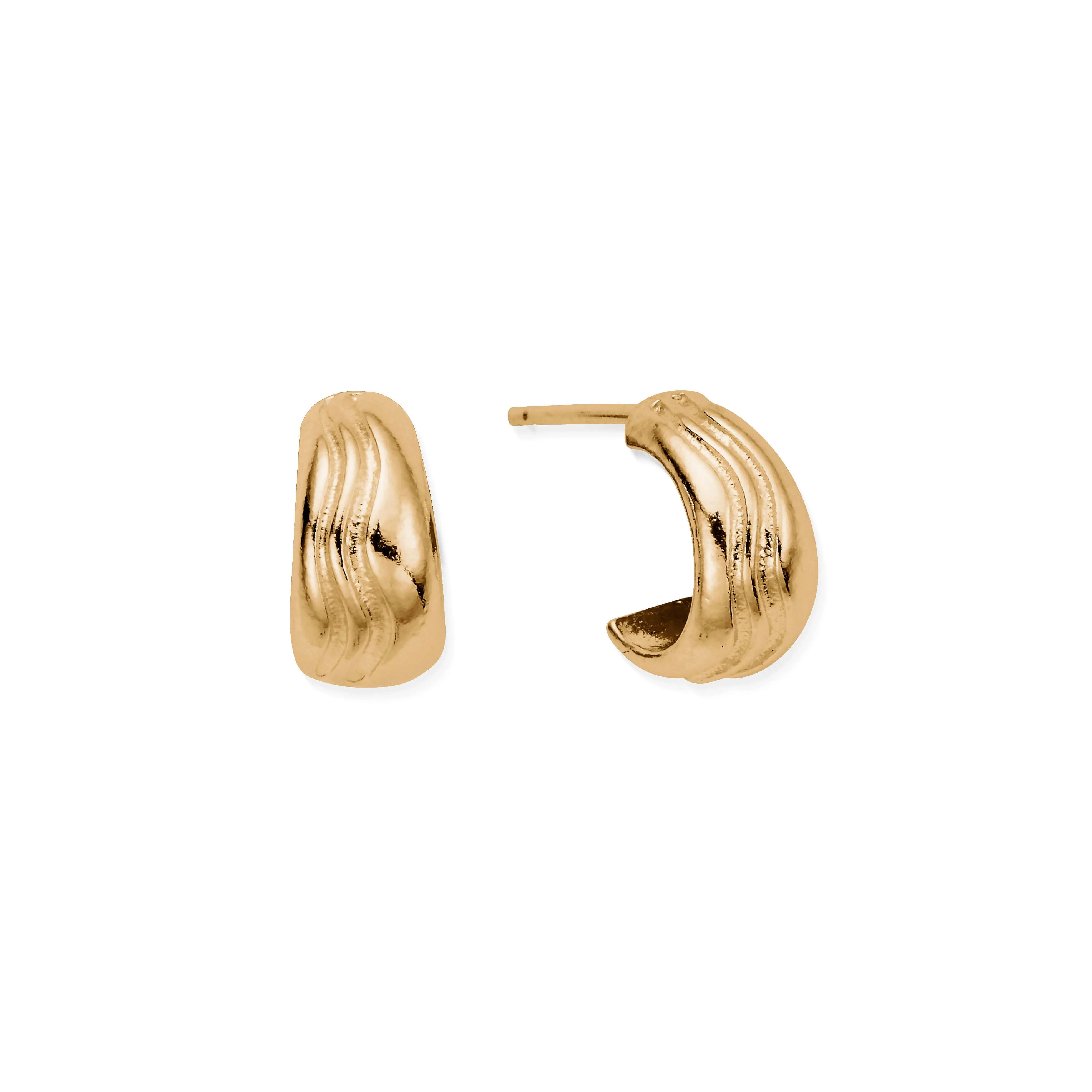 Waves Huggie Hoops - Image 10