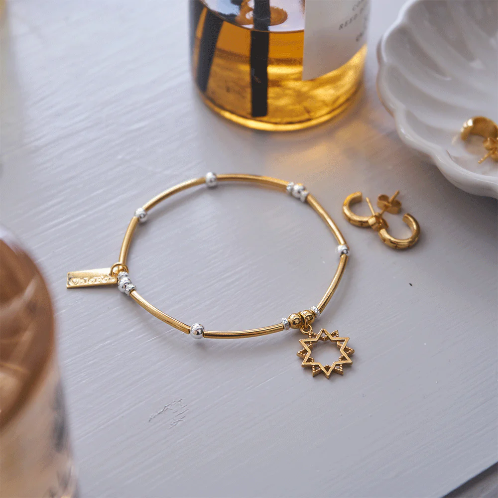 Mixed Metal Wishful Soul Star Bracelet - Image 2